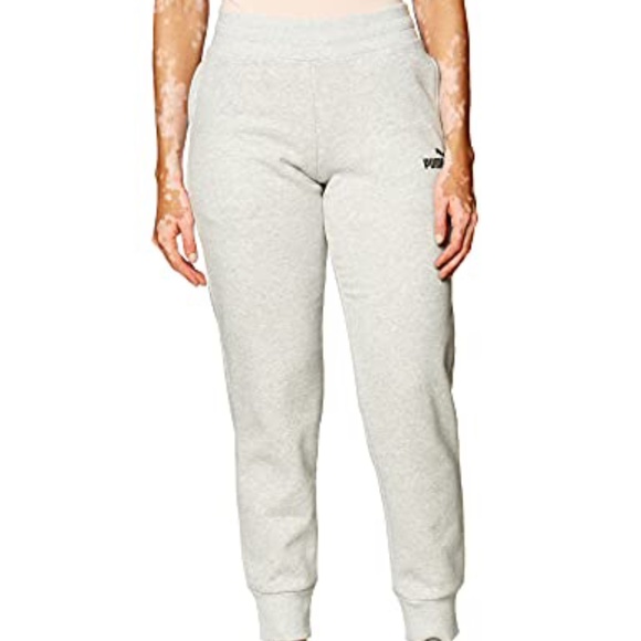 Puma Pants - PUMA Women's Plus Size Essentials Fleece Sweatpants, Black, 2X